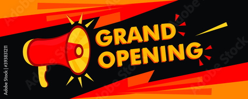 Grand opening, best party for all festive banner
