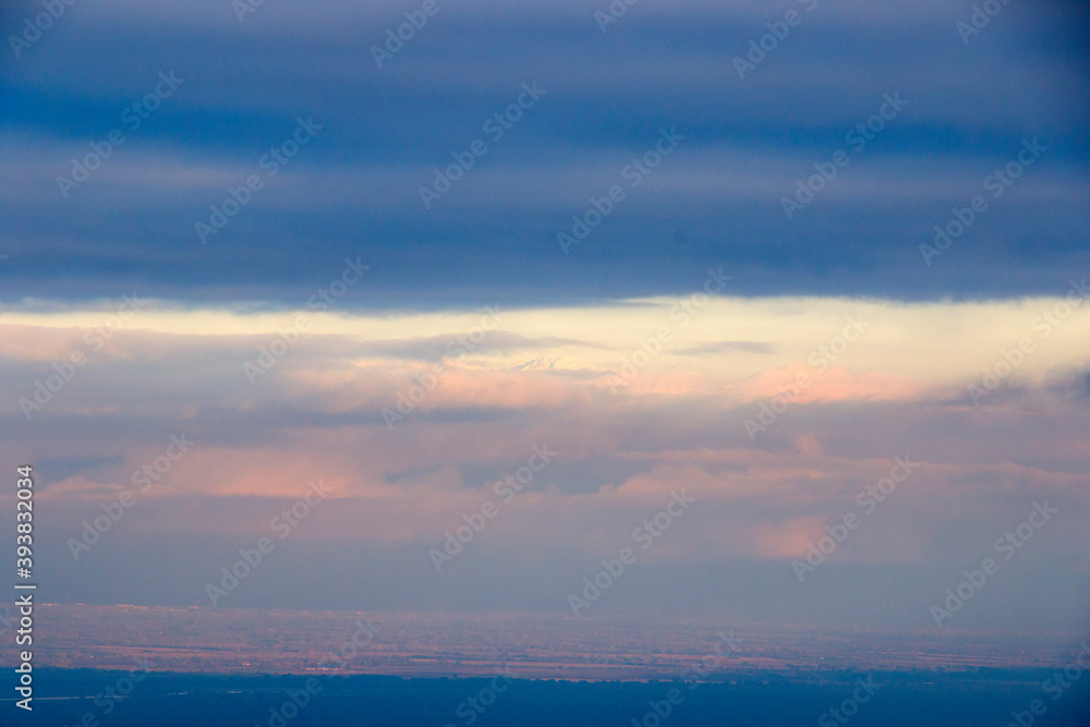 Obraz premium Alazani valley landscape and view in Kakheti, Georgia