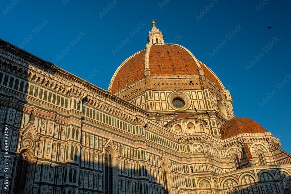  Cathedral Santa Maria Del Fiore with Giotto's Campanile and Baptistery of St. John