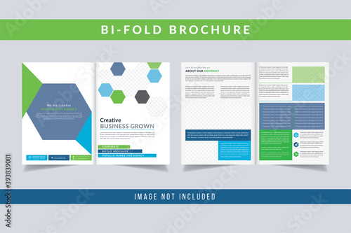 Corporate Bifold brochure Template
