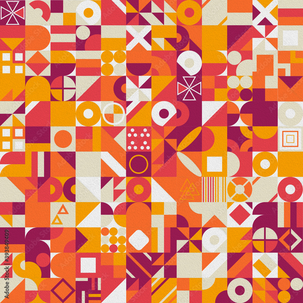Abstract vector pattern design in Geometric flat style for web banner, business presentation, branding package, fabric print, wallpaper Abstract vector pattern design in Geometric flat style for web banner, business presentation, branding package, fabric print, wallpaper