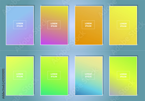 Color gradient cover design. Vibrant background for screen, poster, banner, wallpaper, social media post