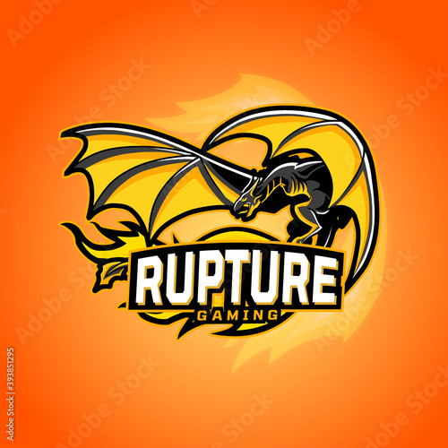 Esports Team Gaming Logo - Rupture Gaming - Full Color