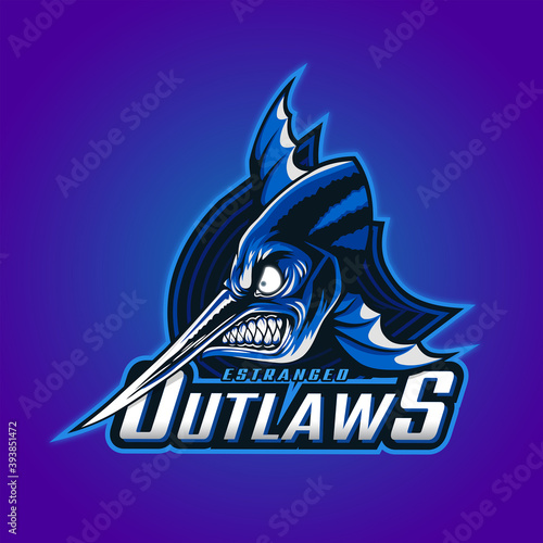 Esports Gaming Logotype - Estranged Outlaws -  Full Color