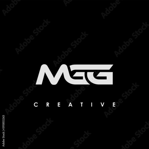 MGG Letter Initial Logo Design Template Vector Illustration  