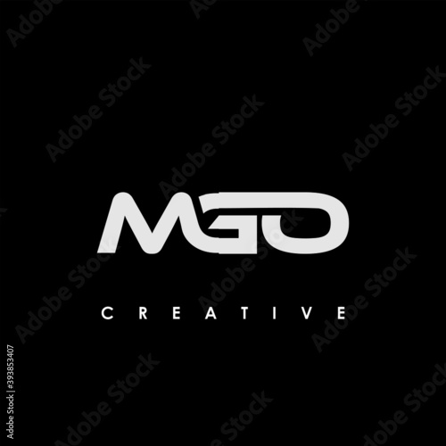 MGO Letter Initial Logo Design Template Vector Illustration	
 photo