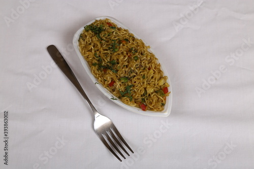 Tableau sur toile Vegetable masala maggie