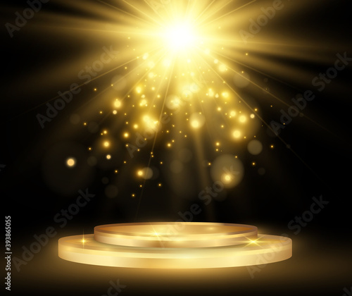 Vector illustration of a winner on a transparent background.	
