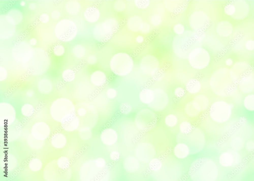 【キラほわ背景画像素材】玉ボケ風背景 新緑イメージ 横位置 【キラほわ背景画像素材】玉ボケ風背景 新緑イメージ 横位置