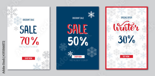 Christmas sale design template