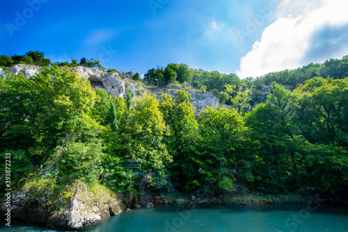 scenery at Danube Gorge (Weltenburg)