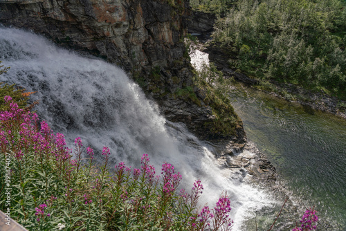 Rovijokkfossen, Skibotn, Skibotndalen, Troms, Norway photo