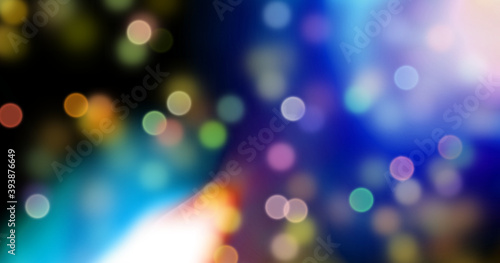 blurred design lights dark background 3d-illustration