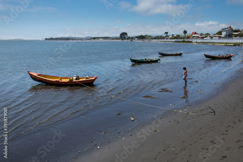 boats on the beach