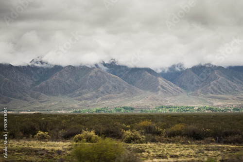 landscape with clouds