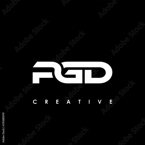 PGD Letter Initial Logo Design Template Vector Illustration	
 photo