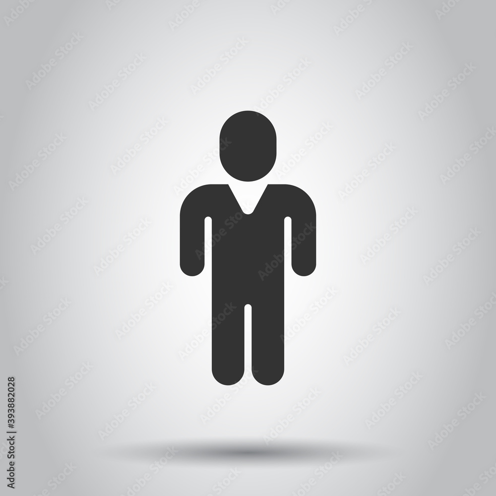 People communication icon in flat style. People vector illustration on white background. Partnership business concept. People communication icon in flat style. People vector illustration on white background. Partnership business concept.