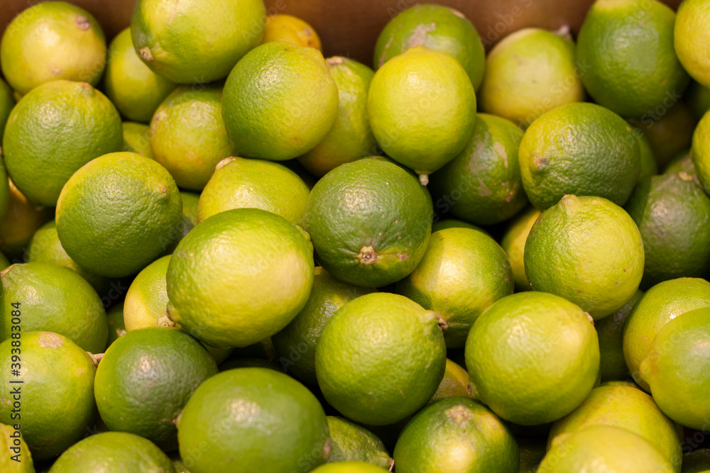 Limes are sold in the store