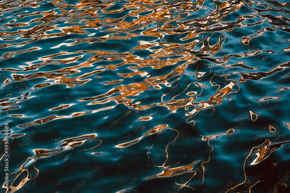 reflection of boats on the Mediterranean sea reflection of boats on the Mediterranean sea