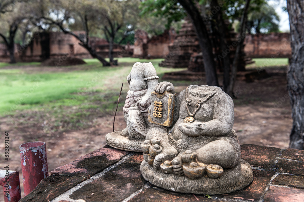 Thailand, Ayutthaya, Buddhas
