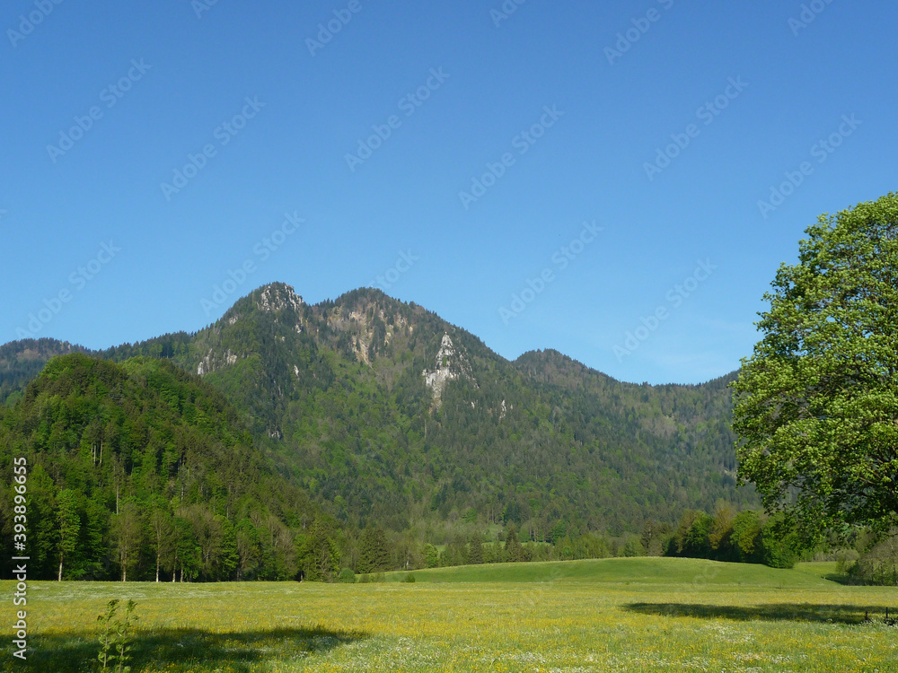 Mountain tour to Brauneck mountain, Bavaria, Germany
