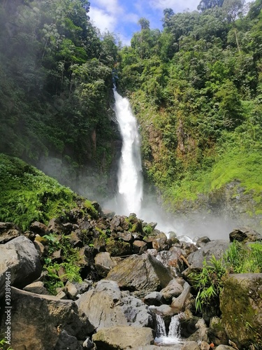 The majestic waterfall in Barira, Maguindanao, Philippines photo