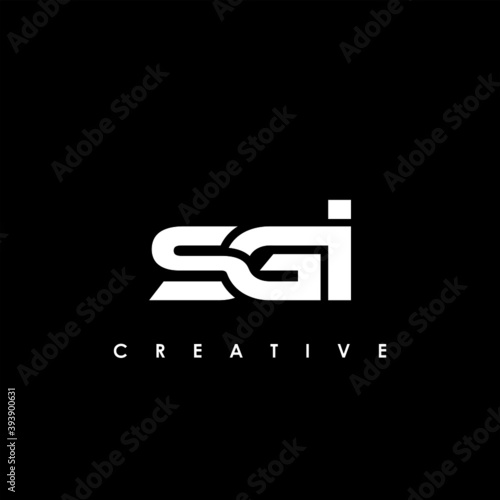 SGI Letter Initial Logo Design Template Vector Illustration	
 photo