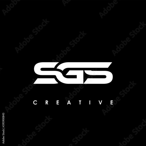 SGS Letter Initial Logo Design Template Vector Illustration 