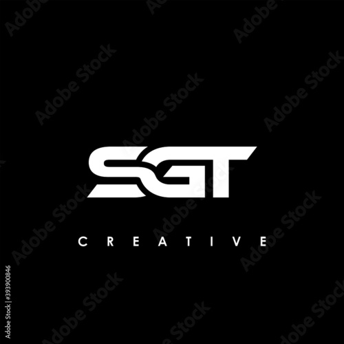 SGT Letter Initial Logo Design Template Vector Illustration  