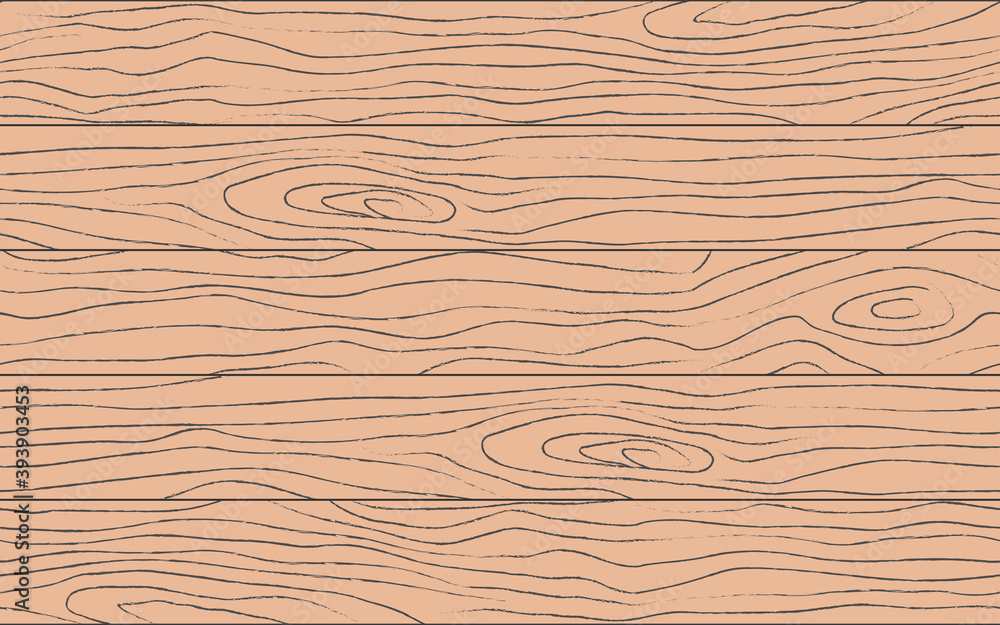 Seamless wooden pattern. Artificial grain texture. Trebled old wood texture. Abstract background.