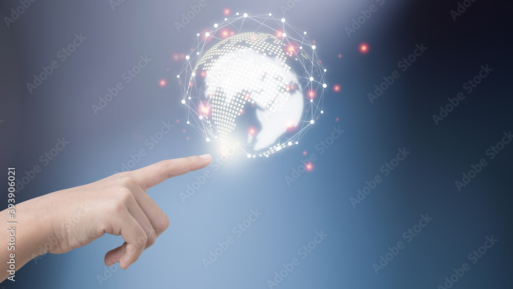 Business people are using innovative technology. Mixed media, digital concepts and connecting the world. Business people are using innovative technology. Mixed media, digital concepts and connecting the world.