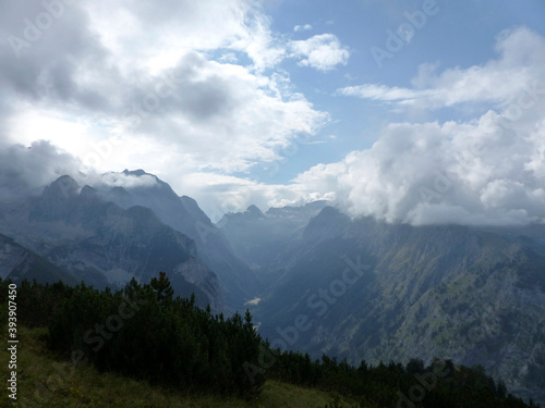 Mountain hiking tour to Meilerhuette hut in Bavaria, Germany © BirgitKorber