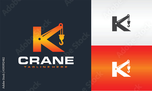 initial K crane logo