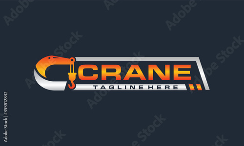initial C crane logo