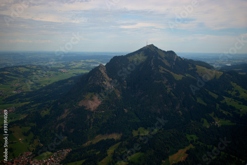 Alpenlandschaft in Süddeutschland 28.8.2020