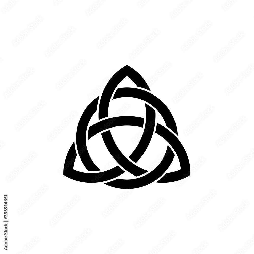 triquetra symbol icon triquetra symbol icon