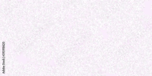 Light purple vector template with ice snowflakes.