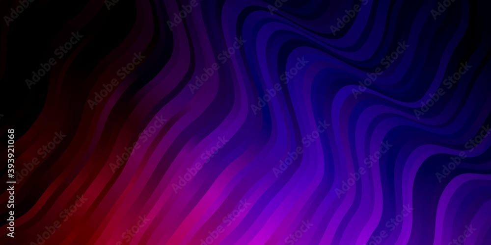 Dark Blue, Red vector texture with curves. Dark Blue, Red vector texture with curves.