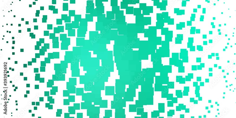 Fototapeta premium Light Green vector texture in rectangular style.