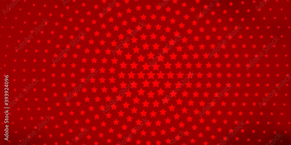 Light Orange vector background with small and big stars. Light Orange vector background with small and big stars.