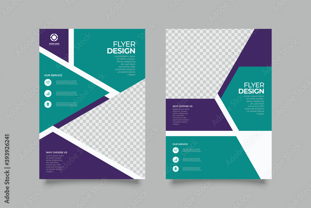 Creative and Clean abstract Business vector template for Brochure design, cover modern layout, poster, flyer in A4 for using personal or marketing purposes	
