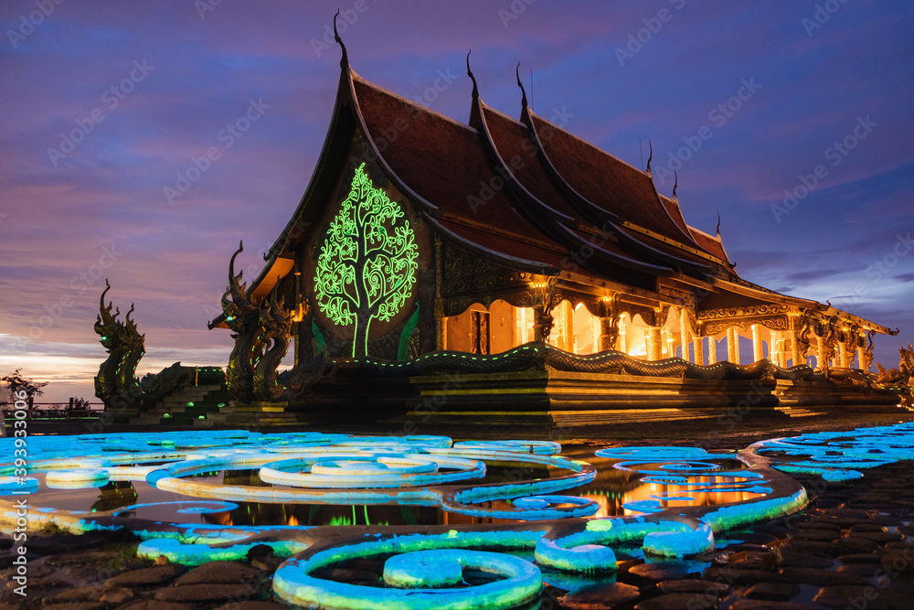Sirindhorn Wararam Or Phu Prao Temple In Ubon Ratchathani Province In 