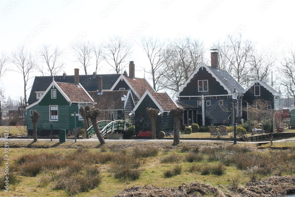 houses in the village of the country