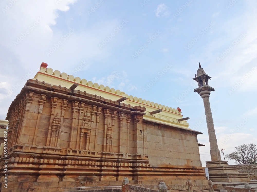 Chandragiri hill temple complex at Shravanabelagola,karnataka