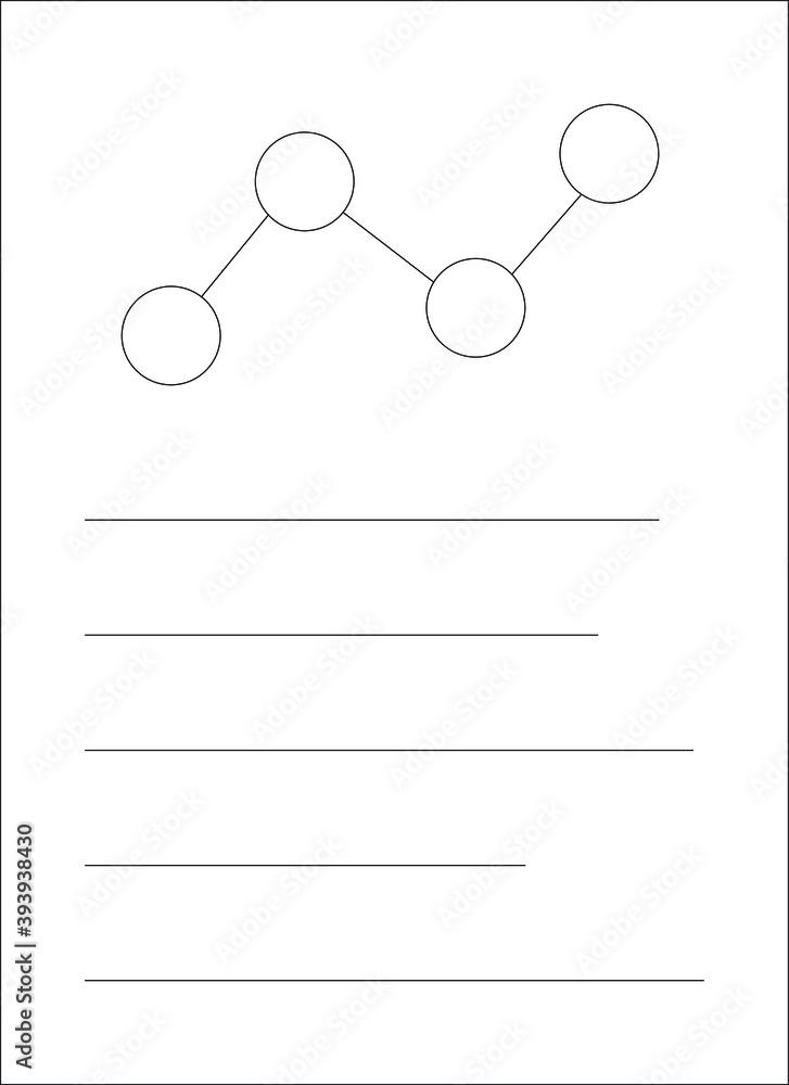 Fotografie Business & Technology line for report  and sheet