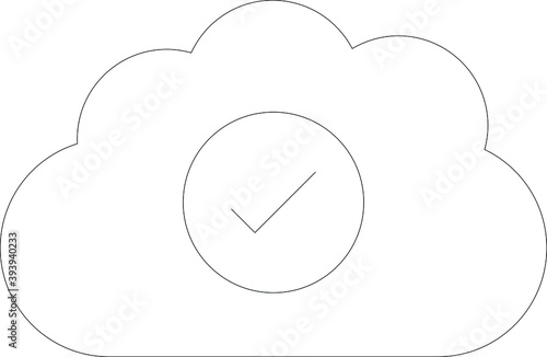 Business & Technology line for check  and tick