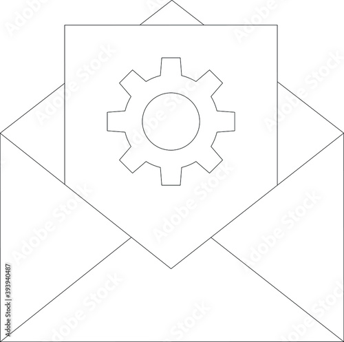 Business & Technology line for message and setting