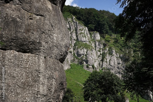 July in Lesser Poland, summer landscape, the rocks