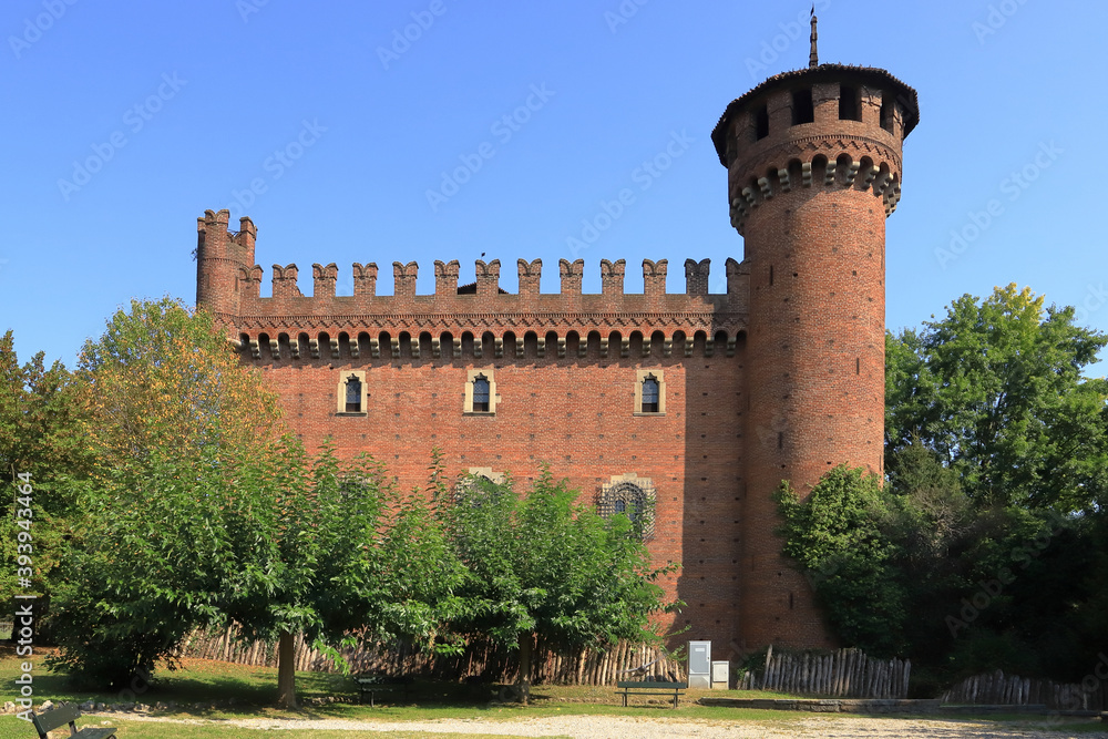 Castello nel borgo medievale di Torino, Castle in the medieval village ...