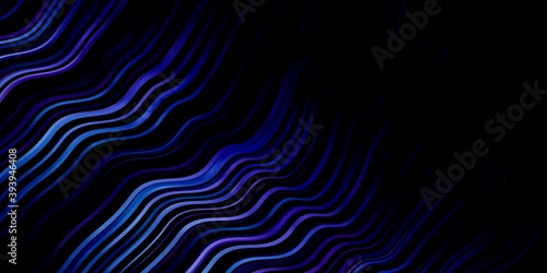 Dark Pink, Blue vector backdrop with bent lines.